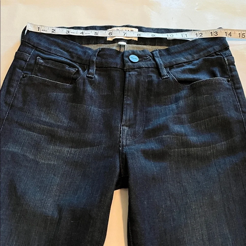 Frame Denim Le Crop Mini Boot Mid Rise Size 27 - Picture 4 of 16